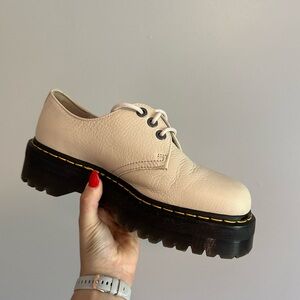 DR. MARTENS 1461 II PISA LEATHER PLATFORM SHOES